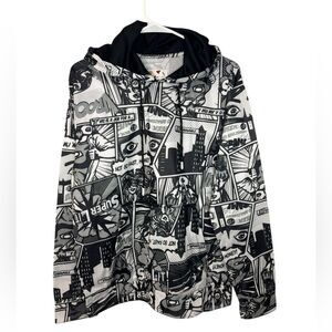 Drill Clothing Co. Oh Snap! Comic Pop Art Hoodie Pullover Size Small